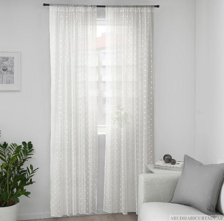 Buy White Chiffon Curtains In Dubai