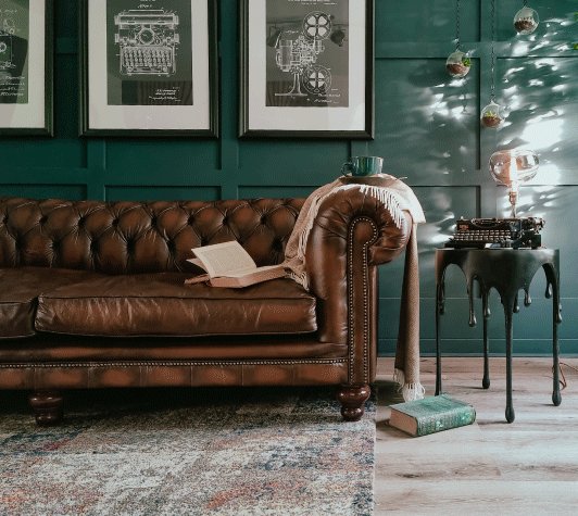 Leather sofa upholstery Dubai