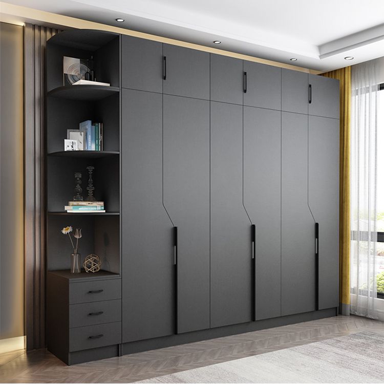 Buy Customized Wardrobes In Grey Colour