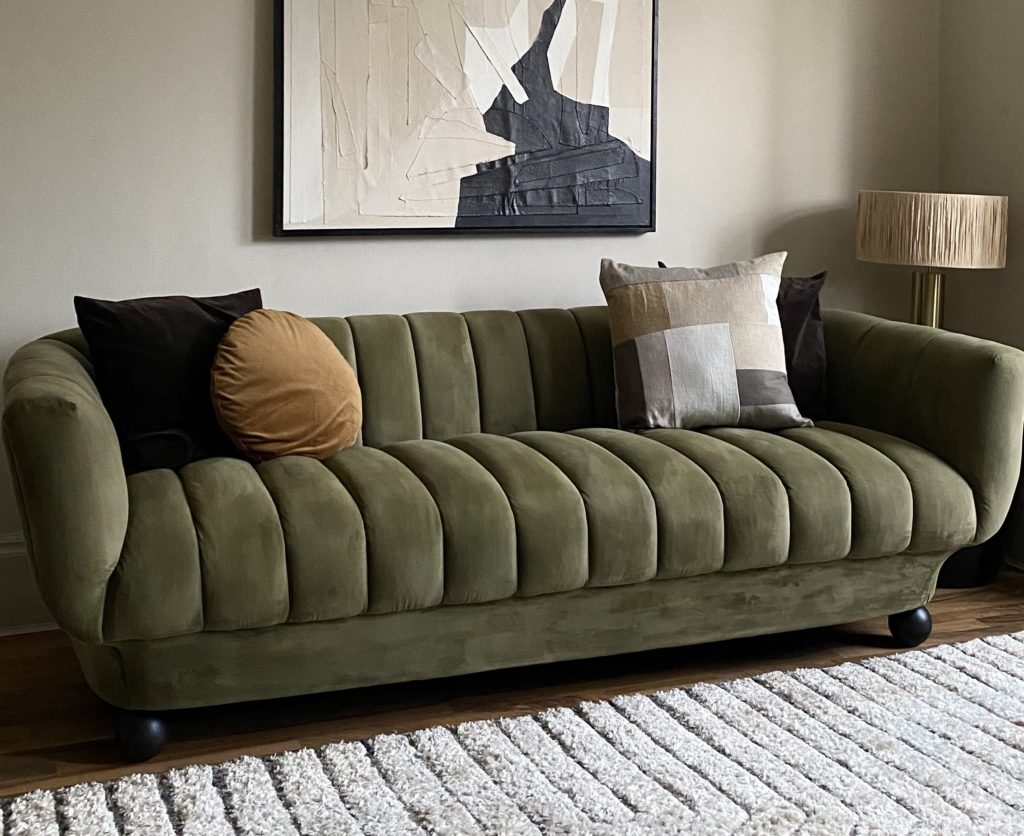 velvet sofa upholstery
