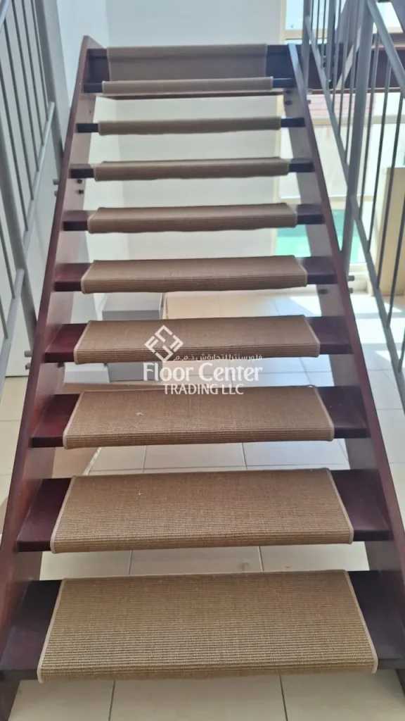 Professional stair carpet installation in Arabian Ranches