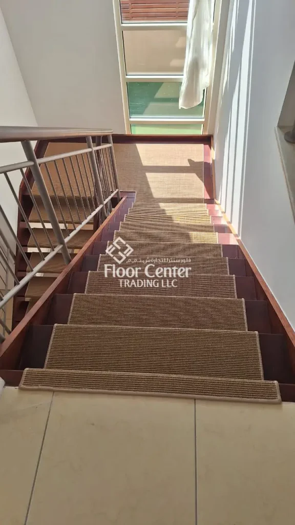 Stair Carpet Installation in Arabian Ranches