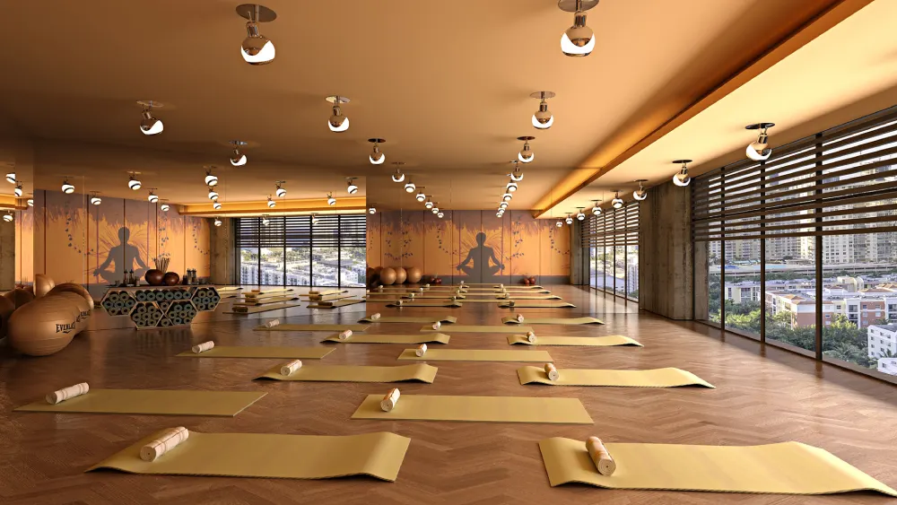 Anti-fatigue yoga flooring Dubai for fitness studios
