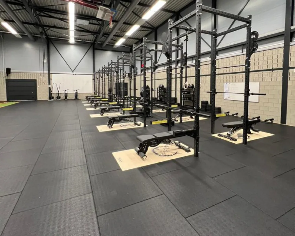 High-impact resistant commercial flooring for gyms in Dubai