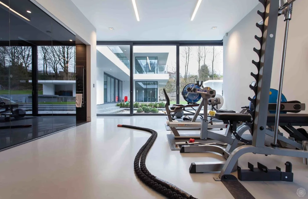 Premium gym flooring Dubai with shock absorption