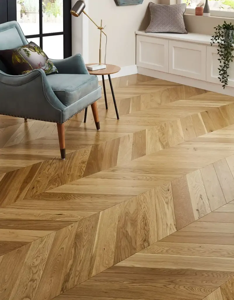 aurora chevron flooring
