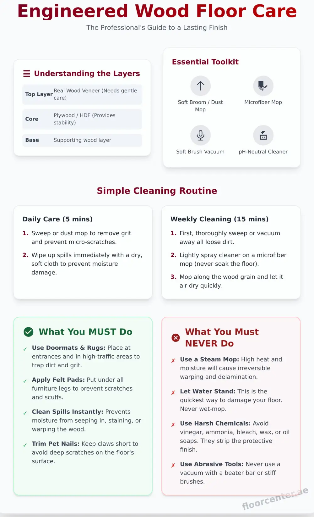 Engineered Wood Floor Care