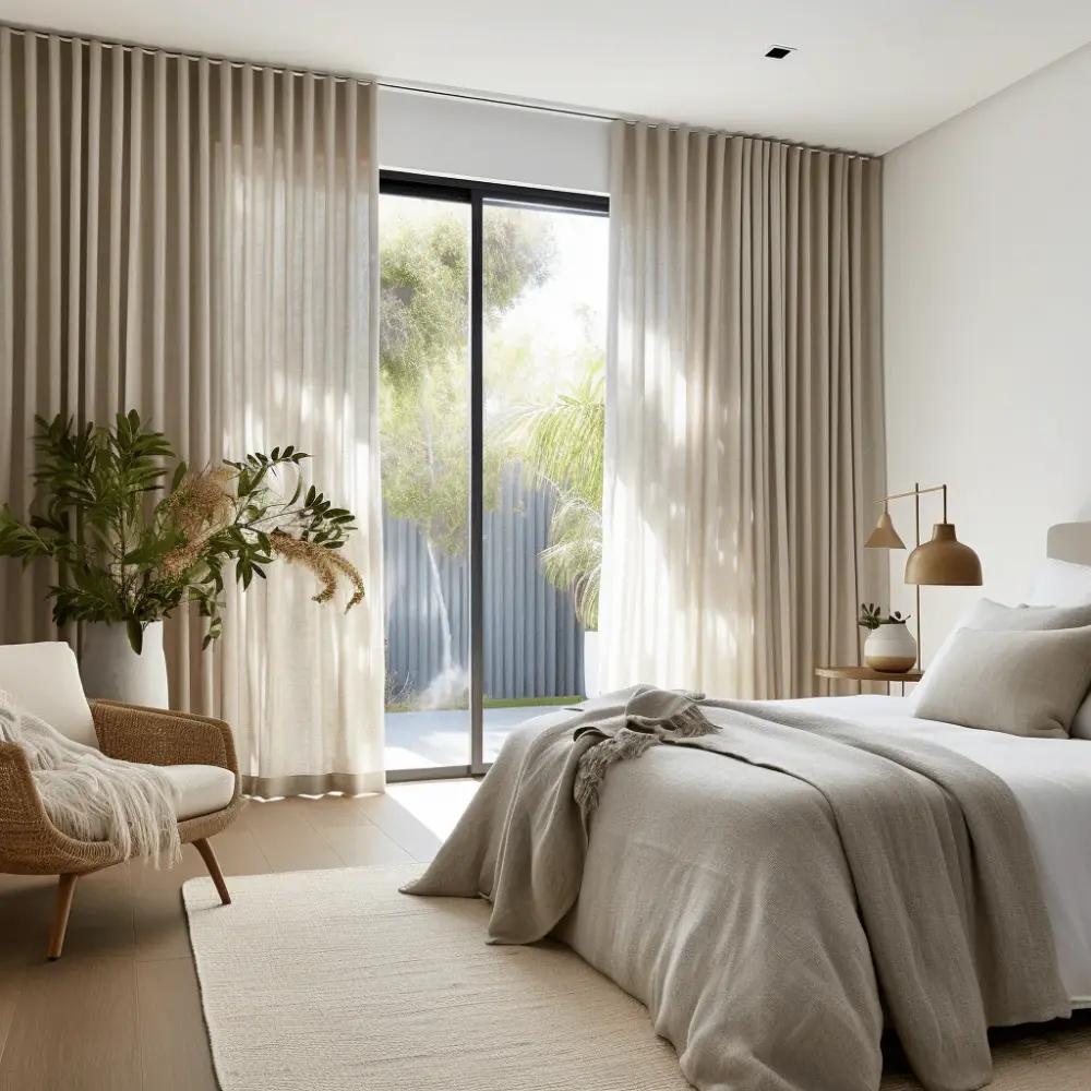 luxury bedroom curtains